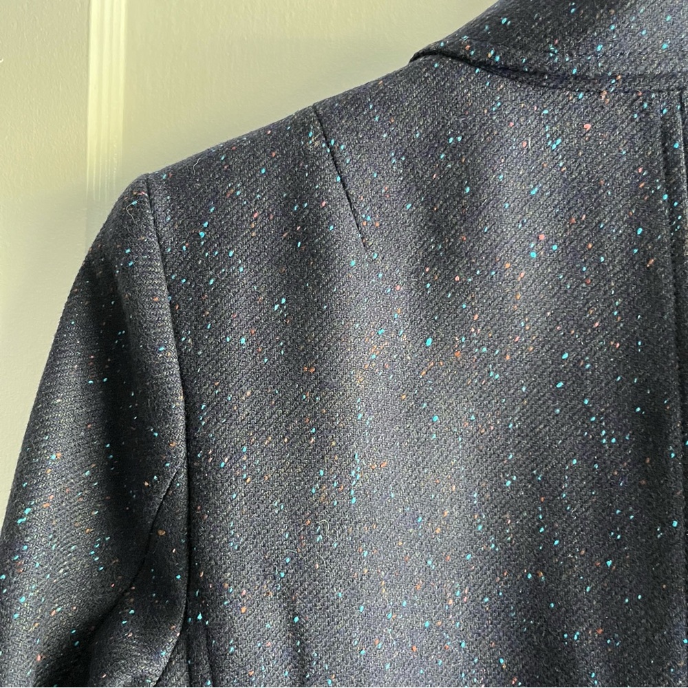Banana Republic Speckled Blue Tweed Blazer - Picture 5 of 9